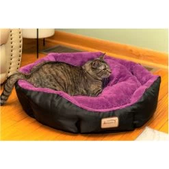 Armarkat Soft Cat Bed, Purple & Black, Large -Cat Products Store 515662 PT3. AC SS1800 V1649357537