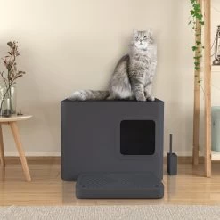 Way Basics Meowy Studio Loo Litter Box Enclosure -Cat Products Store 530630 PT3. AC SS1800 V1652770010