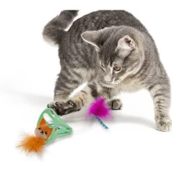 Petlinks HappyNip Sing & Seek Electronic Sound Toggle Wobble Cat Toy, Multi Color, Small -Cat Products Store 531542 PT4. AC SS1800 V1652740605