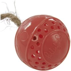 Petlinks Bobble Ball Soft Touch Dental Ball With Faux Fur Tail Cat Toy, Coral, Small -Cat Products Store 531558 PT2. AC SS1800 V1652743909