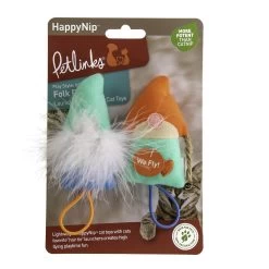 Petlinks HappyNip Folk Flyers Launcher Cat Toys, 2 Count, Assorted Colors, Small -Cat Products Store 531606 PT7. AC SS1800 V1652738819