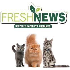 Fresh News Non-Clumping Scented Paper Cat Litter, 25-lb Bag -Cat Products Store 539206 PT6. AC SS1800 V1667517856