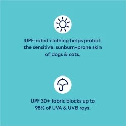 Frisco Blue Ocean Waves 30 + UPF Dog & Cat Beach Cap -Cat Products Store 556182 PT2. AC SS1800 V1676321980