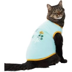 Frisco Just Another Day In Paradise Dog & Cat T-Shirt -Cat Products Store 556406 PT2. AC SS1800 V1675103606