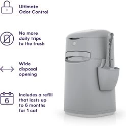 Litter Genie Easy Roll Pail Cat Litter Disposal -Cat Products Store 573662 PT2. AC SS1800 V1667327469