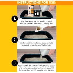 Arm & Hammer Litter Platinum Hardball Garden Bloom Lightweight Easy No-Mess Scooping Clumping Cat Litter -Cat Products Store 579870 PT7. AC SS1800 V1658192808