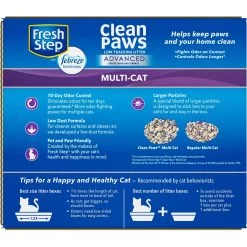 Fresh Step Advanced Clean Paws Multi Cat Litter, 18.5-lb Box, 2 Count -Cat Products Store 605118 PT7. AC SS1800 V1695154387