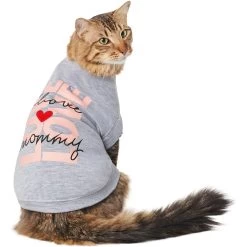 Frisco I Love Mommy Heart Dog & Cat T-Shirt 11 Frisco I Love Mommy Heart Dog & Cat T-Shirt -Cat Products Store 608382 PT2. AC SS1800 V1676644967