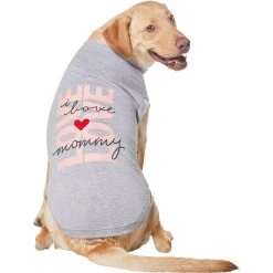 Frisco I Love Mommy Heart Dog & Cat T-Shirt 12 Frisco I Love Mommy Heart Dog & Cat T-Shirt -Cat Products Store 608382 PT3. AC SS1800 V1676644929