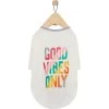 Frisco Good Vibes Only Dog & Cat T-Shirt 1 Frisco Good Vibes Only Dog & Cat T-Shirt -Cat Products Store 608518 MAIN. AC SS1800 V1676644420