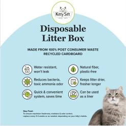 Kitty Sift Disposable Cat Litter Box, 6 Count 16 Kitty Sift Disposable Cat Litter Box, 6 Count -Cat Products Store 613310 PT6. AC SS1800 V1663772508