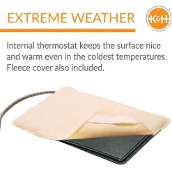 K&H Pet Products Extreme Weather Kitty Pad & Fleece Cover -Cat Products Store 61535 PT3. AC SS1800 V1647916595
