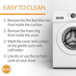 K&H Pet Products Thermo-Kitty Bed Indoor Heated Cat Bed -Cat Products Store 61594 PT4. AC SS1800 V1657660701