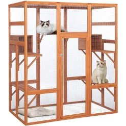 Coziwow Outdoor Cat Cage Playpen, Large -Cat Products Store 621934 PT4. AC SS1800 V1669919725