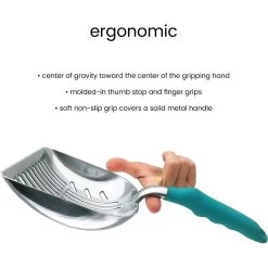 DurAnimals DuraScoop Original Cat Litter Scoop, Color Varies -Cat Products Store 62345 PT4. AC SS1800 V1543851419