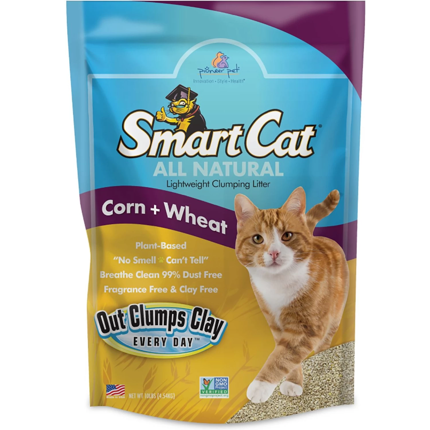 SmartCat All Natural Lightweight Corn & Wheat Clumping Cat Litter 3 SmartCat All Natural Lightweight Corn & Wheat Clumping Cat Litter