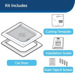 PetSafe 2-Way Locking Cat Door -Cat Products Store 64002 PT4. AC SS1800 V1628116904