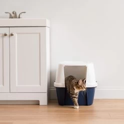 IRIS USA Jumbo Enclosed Hooded Cat Litter Box With Front Door Flap -Cat Products Store 645518 PT1. AC SS1800 V1687785354