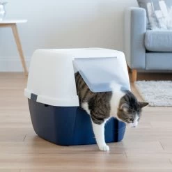 IRIS USA Jumbo Enclosed Hooded Cat Litter Box With Front Door Flap -Cat Products Store 645518 PT2. AC SS1800 V1687785446
