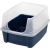 IRIS USA Open Top Litter Box With Scatter Shield