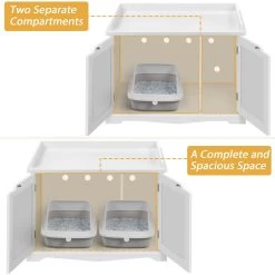 Yaheetech Litter Box Furniture Cat House -Cat Products Store 677238 PT3. AC SS1800 V1687375572