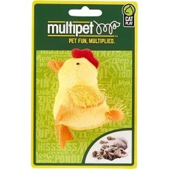 Multipet Look Who's Talking Chicken Plush Cat Toy With Catnip 8 Multipet Look Who's Talking Chicken Plush Cat Toy With Catnip -Cat Products Store 68011 PT2. AC SS1800 V1525720058