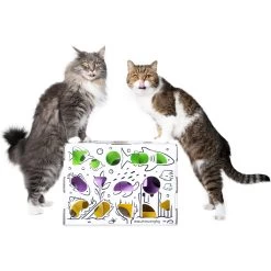 Cat Amazing Mega-Interactive Treat Maze & Puzzle Cat Toy, White -Cat Products Store 685438 PT5. AC SS1800 V1669738438