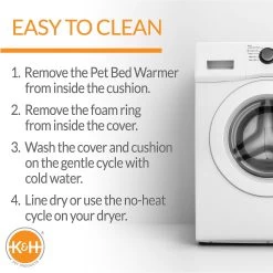 K&H Pet Products Thermo-Kitty Bed Deluxe Indoor Heated Cat Bed -Cat Products Store 69581 PT2. AC SS1800 V1624629502