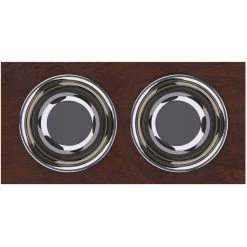 GrooveThis Woodshop Personalized Cat Feeder Station, 2-cup -Cat Products Store 697438 PT2. AC SS1800 V1668457890