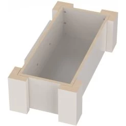 GrooveThis Woodshop Personalized Cat Feeder Station, 2-cup -Cat Products Store 697438 PT3. AC SS1800 V1668457889