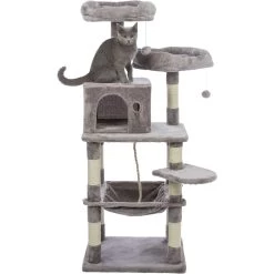 TRIXIE Eduardo Cat Tree, Gray -Cat Products Store 701566 PT2. AC SS1800 V1668544965