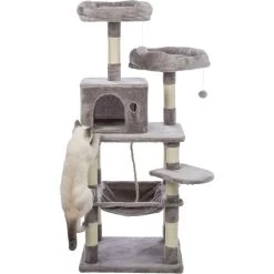 TRIXIE Eduardo Cat Tree, Gray -Cat Products Store 701566 PT3. AC SS1800 V1668544964