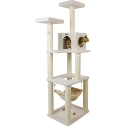 Armarkat 73-in Faux Fleece Cat Tree & Condo -Cat Products Store 70208 PT6. AC SS1800 V1582739658
