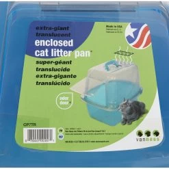Van Ness Translucent Enclosed Cat Litter Pan 15 Van Ness Translucent Enclosed Cat Litter Pan -Cat Products Store 70455 PT8. AC SS1800 V1536765019