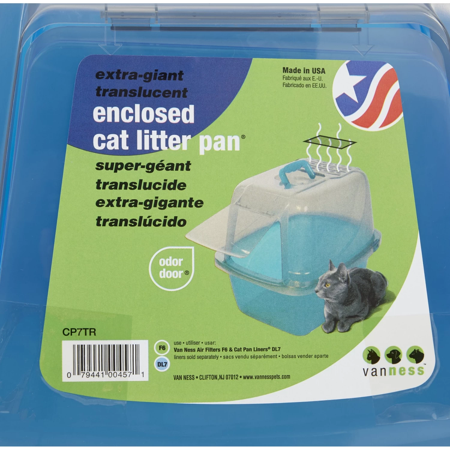 Van Ness Translucent Enclosed Cat Litter Pan 9 Van Ness Translucent Enclosed Cat Litter Pan - Image 7