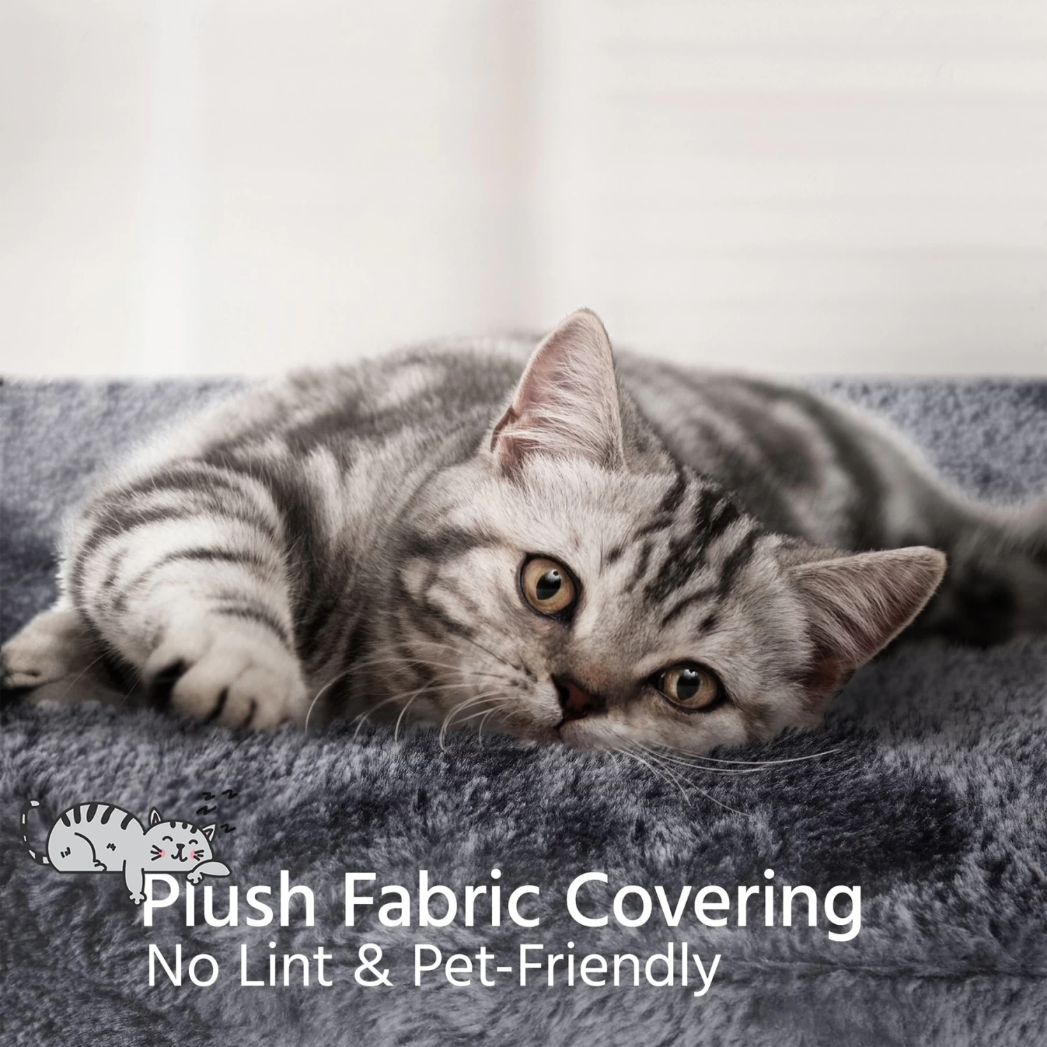 Yaheetech 76.5-in Tree With 3 Condos Cat Tree 9 Yaheetech 76.5-in Tree With 3 Condos Cat Tree - Image 7