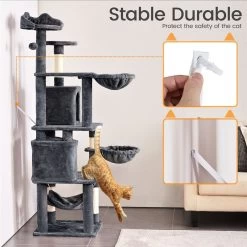 Yaheetech 69-in 4-Level Plush Cat Tree -Cat Products Store 705134 PT8. AC SS1800 V1686153899
