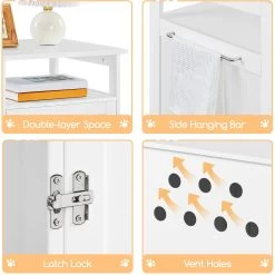 Yaheetech Box Furniture With Open Shelf Cat Litter Box -Cat Products Store 705174 PT6. AC SS1800 V1687370133