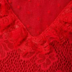 Frisco Red Ruffle Dog & Cat Dress + Headpiece -Cat Products Store 707286 PT6. AC SS1800 V1689271359