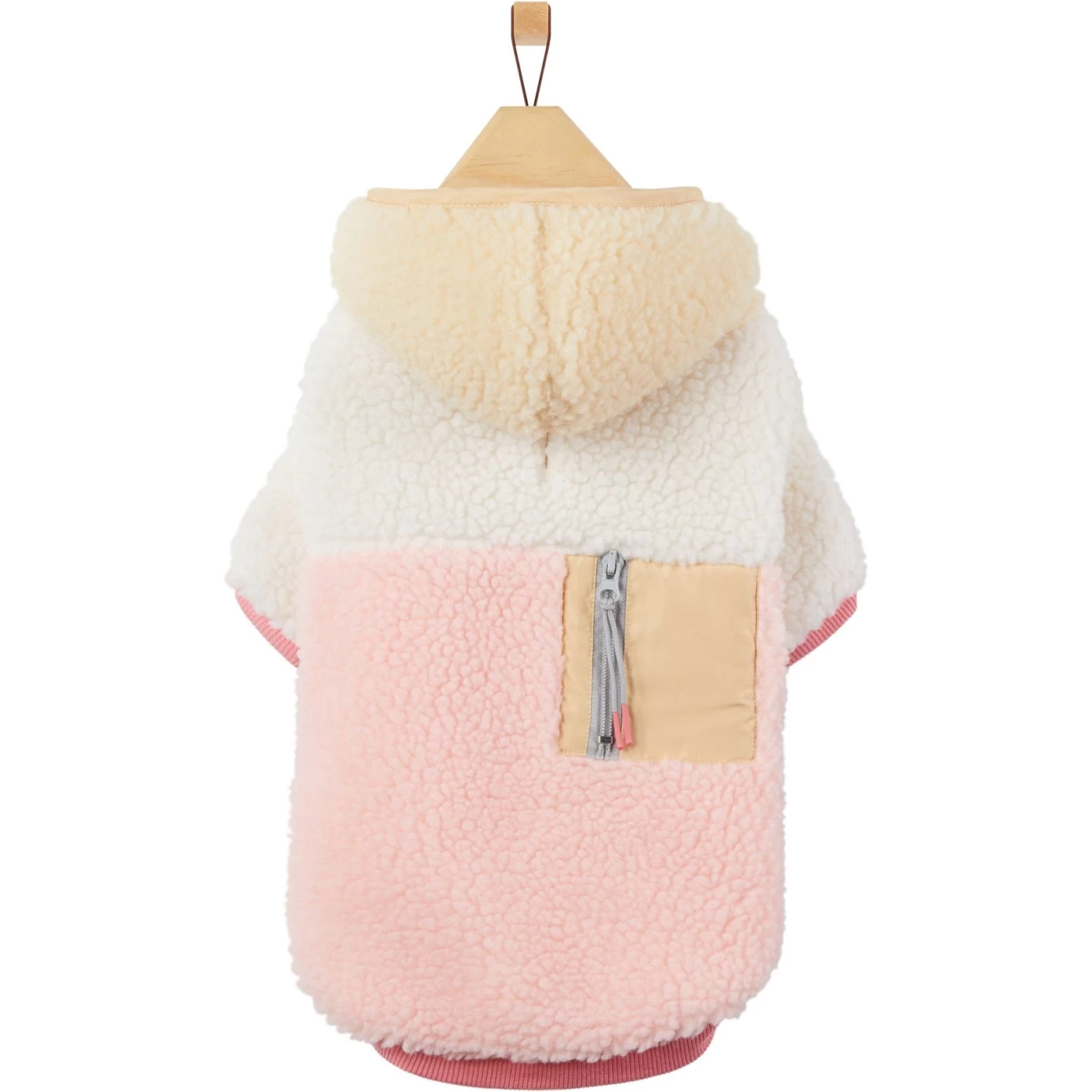 Frisco Colorblock Fleece Dog & Cat Hoodie W/ Pocket 6 Frisco Colorblock Fleece Dog & Cat Hoodie W/ Pocket - Image 4