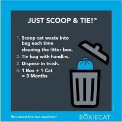 Boxiecat Scoop & Tie Cat Litter Waste Bag, 120 Count -Cat Products Store 732278 PT6. AC SS1800 V1673466931