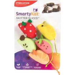 SmartyKat Skitter Slices Plush Cat Toy With Catnip, 5 Count 11 SmartyKat Skitter Slices Plush Cat Toy With Catnip, 5 Count -Cat Products Store 736894 PT1. AC SS1800 V1672782317