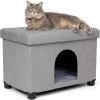The BirdRock Home Decorative Cat & Dog House Ottoman, Brown -Cat Products Store 736942 MAIN. AC SS1800 V1670883067