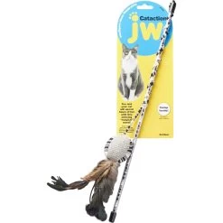JW Pet Cataction Ball With Wand Cat Toy -Cat Products Store 73759 PT2. AC SS1800 V1525719219