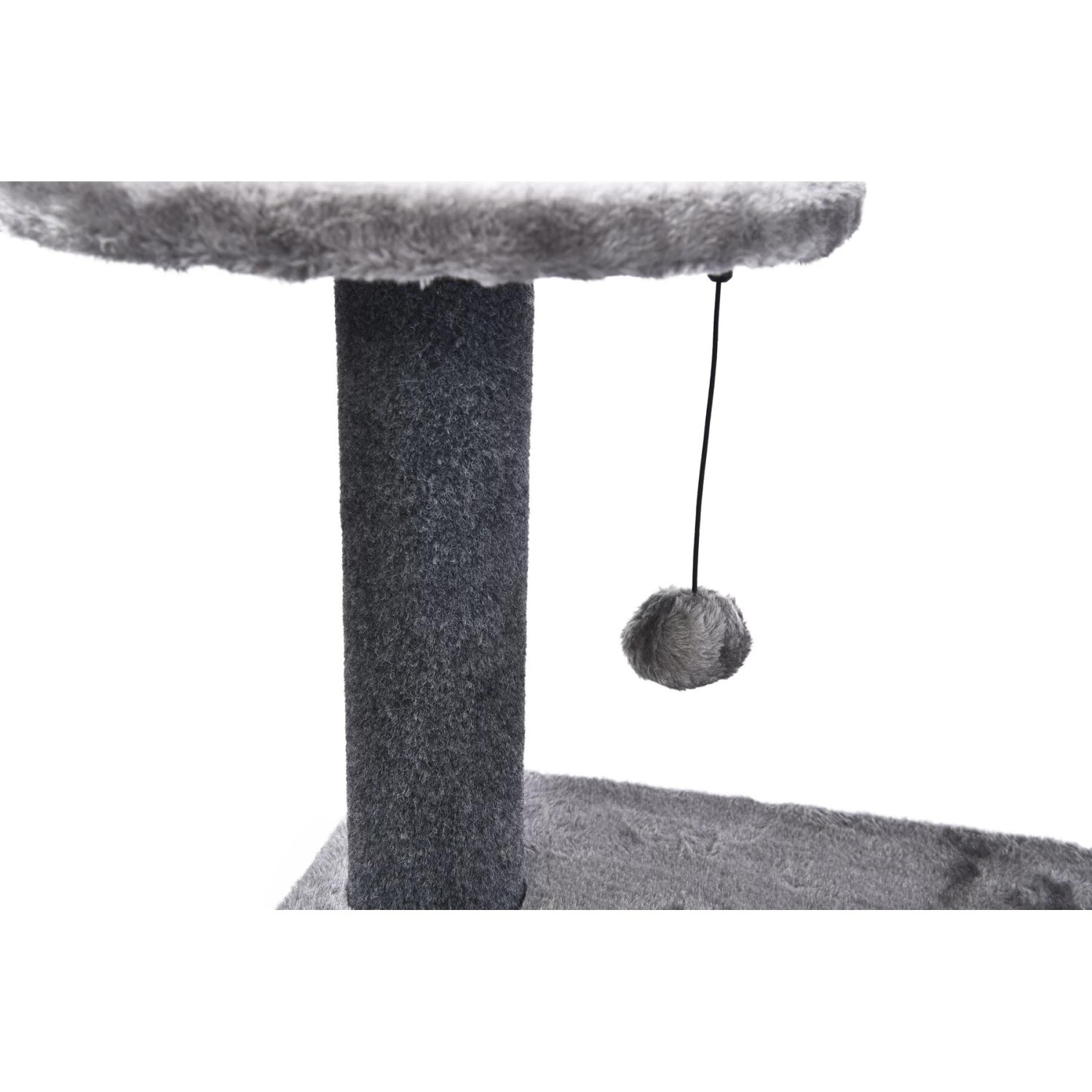 Cat Craft Level Up 5 Tier Plush & Seagrass Activity Cat Tree Habitat, Gray, Large 8 Cat Craft Level Up 5 Tier Plush & Seagrass Activity Cat Tree Habitat, Gray, Large - Image 6