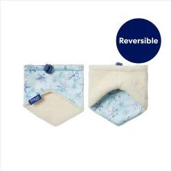 Frisco Reversible Snowflake Cozy Knit Faux Fur Dog & Cat Pullover Bandana, 1 Count -Cat Products Store 746630 PT4. AC SS1800 V1694799889