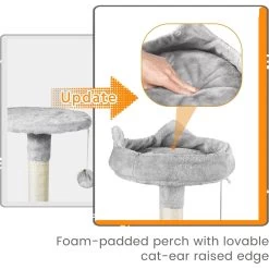 Yaheetech 70.5-inch Multi Level Sisal Cat Tree -Cat Products Store 746934 PT5. AC SS1800 V1671647268