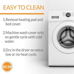 K&H Pet Products Thermo-Kitty Cuddle Up Indoor Heated Bolster Cat Bed, Mocha -Cat Products Store 75128 PT5. AC SS1800 V1611769379