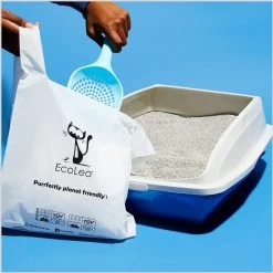 EcoLeo Compostabe Litter Scoop Cat Waste Bags -Cat Products Store 751454 PT1. AC SS1800 V1674586801
