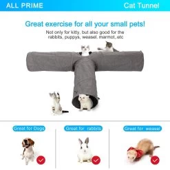 Ownpets T Shape Tunnel Cat Toy -Cat Products Store 759094 PT2. AC SS1800 V1674512078